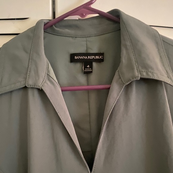 Moss Green Belted Dress from Banana Republic - Picture 3 of 4